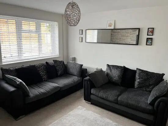 DFS 2 and 4 Seater Pillow Back Sofas