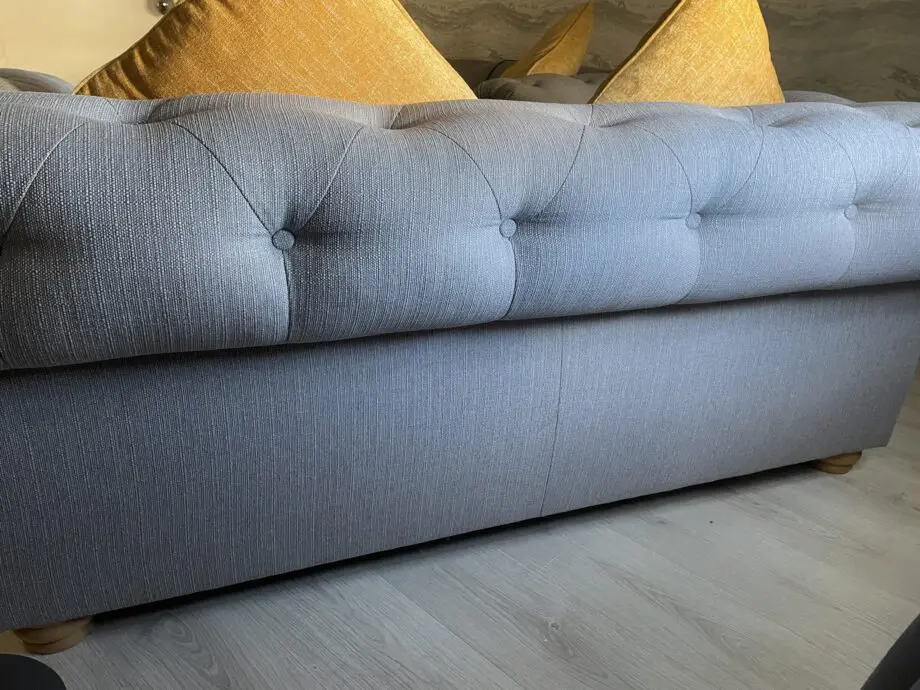 DFS 2x2 seater chesterfield (Cotswold plain) Ash colour.