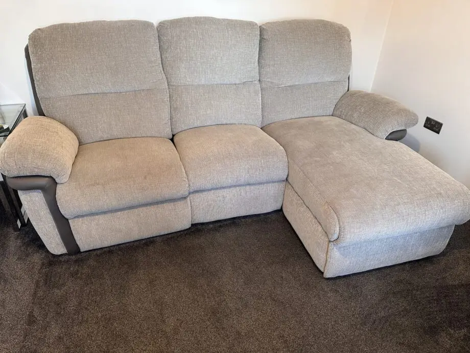 Lay Z Boy Grey recliner with chaise