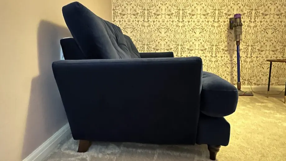 Joules Blue Velvet 3 seater