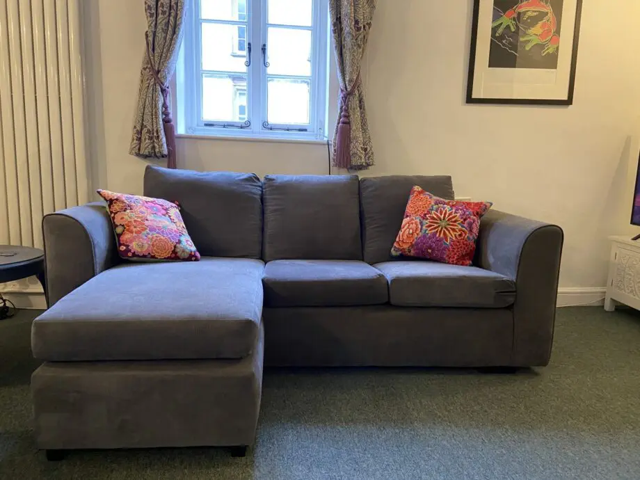 SF Grey L shaped 3 seater sofa