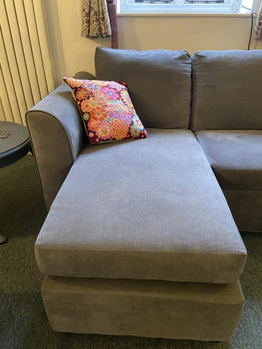 SF Grey L shaped 3 seater sofa