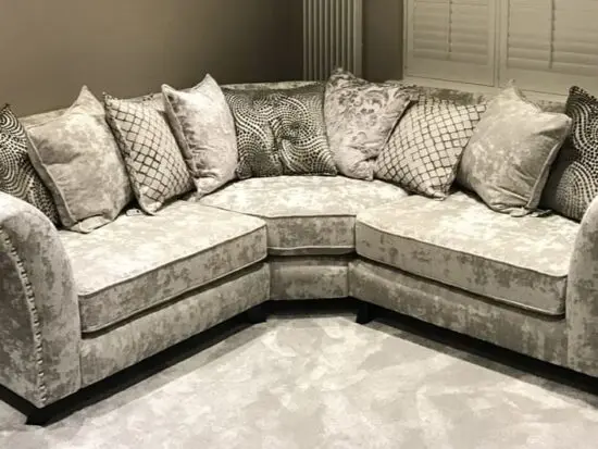 Corner Sofa - Grey - Fabb Sofas