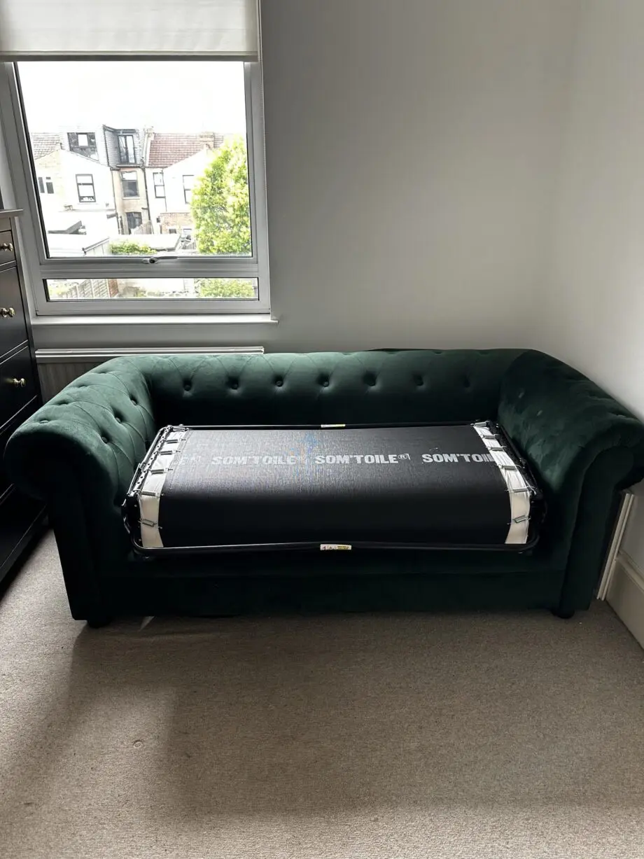 Habitat velvet 3 seater sofa