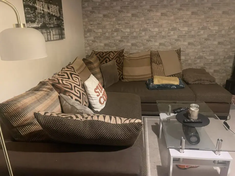 Brown Corner Sofa