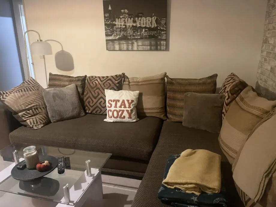 Brown Corner Sofa