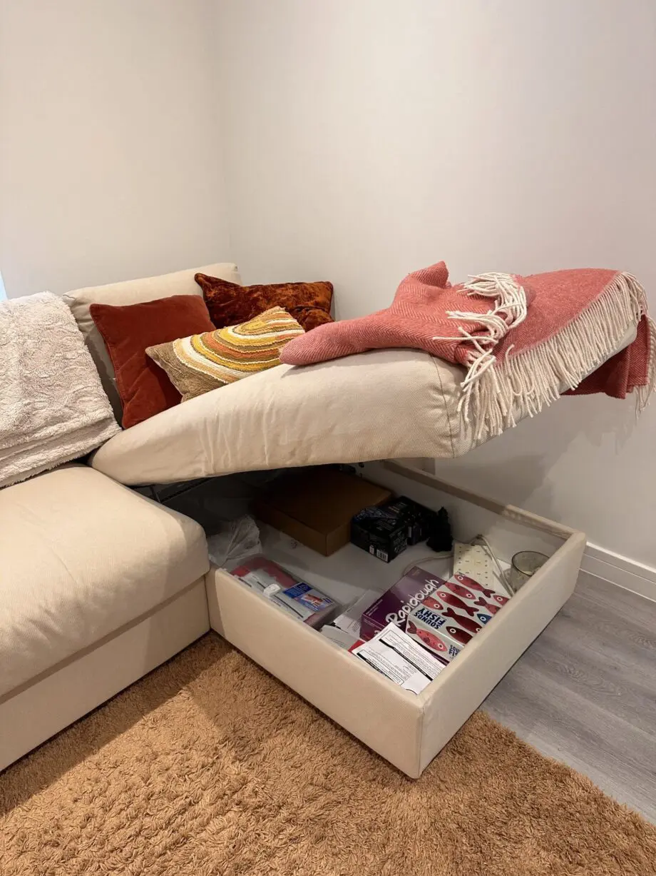 IKEA VIMLE 3 seat L sofa with chaise