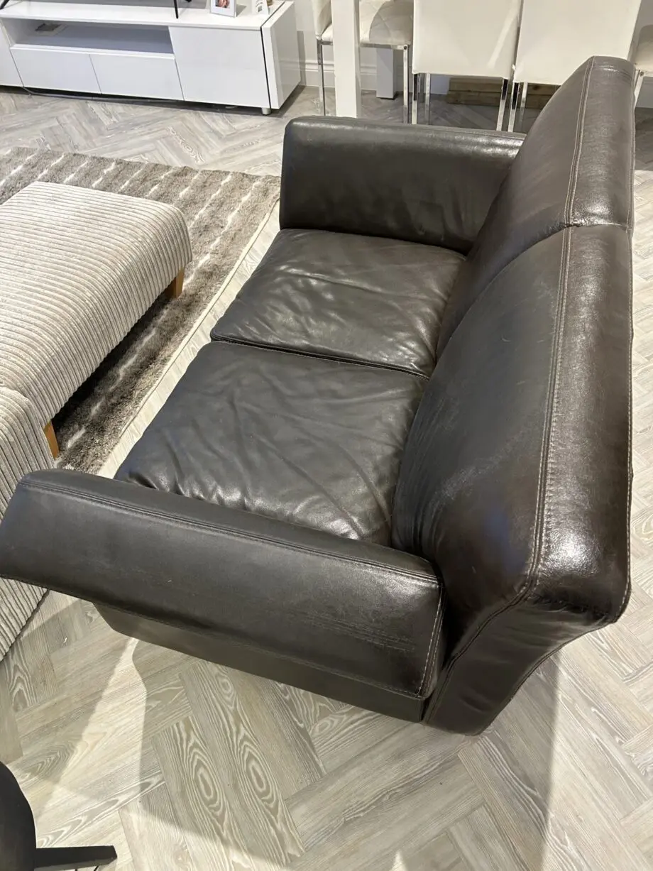 Leather sofa
