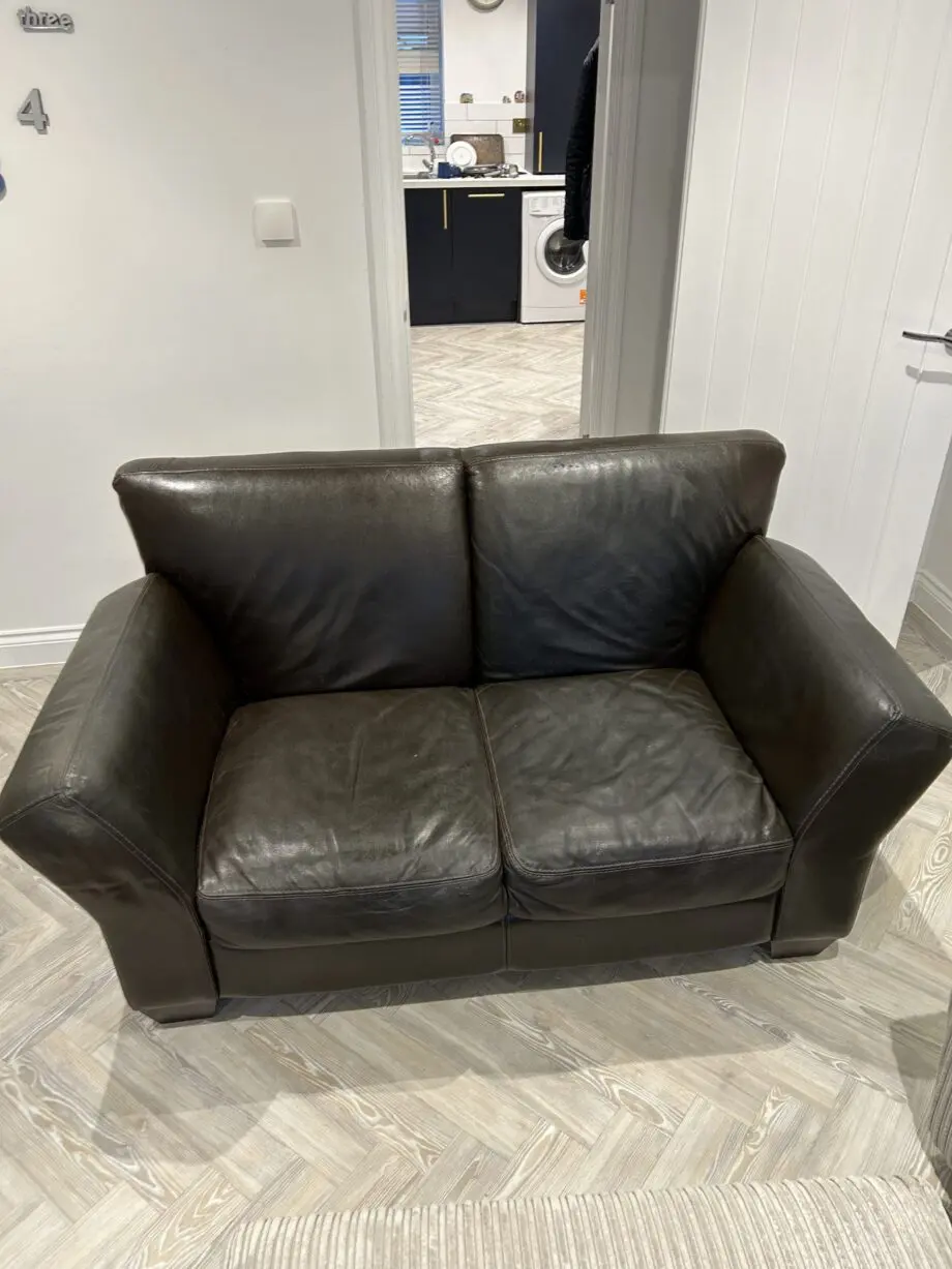 Leather sofa