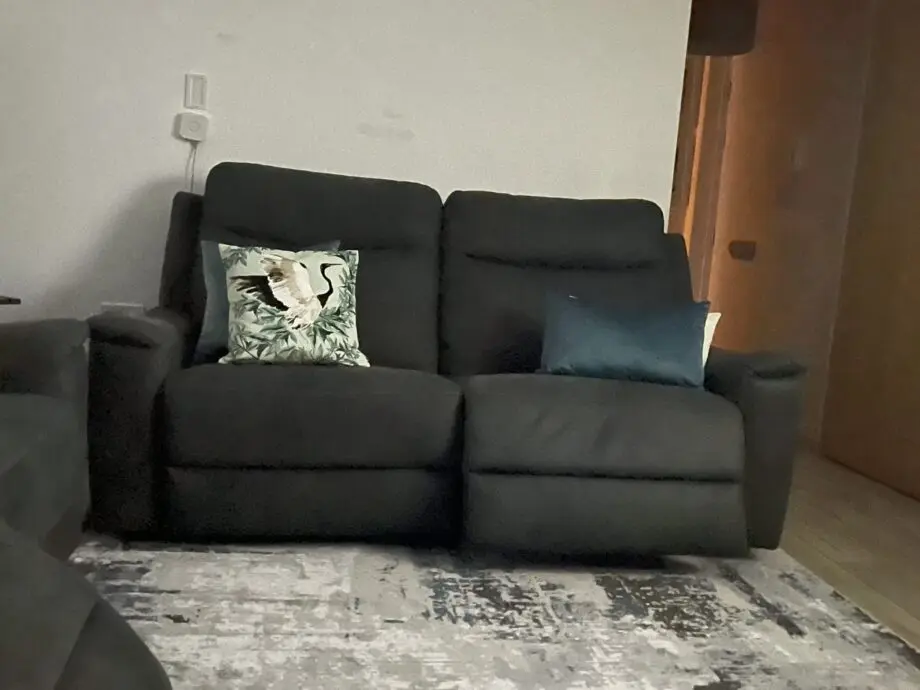 Scs Morgan electric recliner twin sofa 3 seater x2