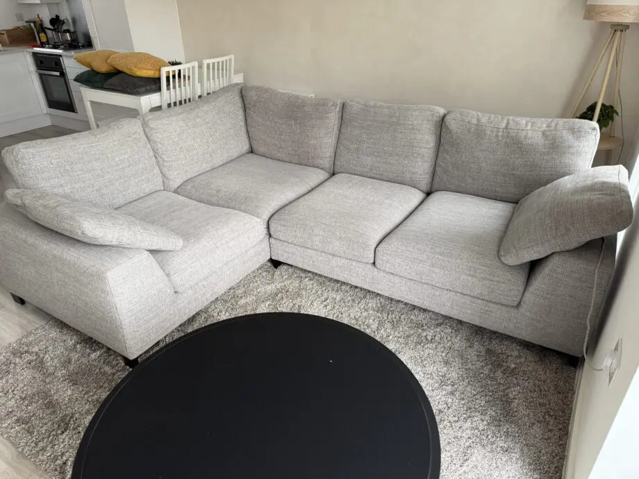 DFS Euphoria - Silver - Corner Sofa