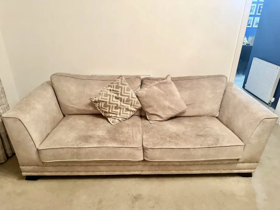 ANDREAS 4 SEATER SOFA, ANDREAS 3 SEATER SOFA & ANDREAS DESIGNER FOOTSTOOL