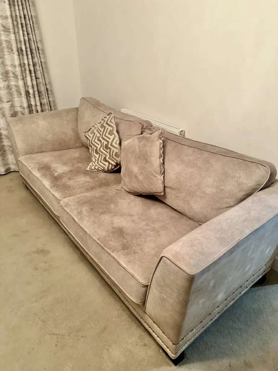 ANDREAS 4 SEATER SOFA, ANDREAS 3 SEATER SOFA & ANDREAS DESIGNER FOOTSTOOL