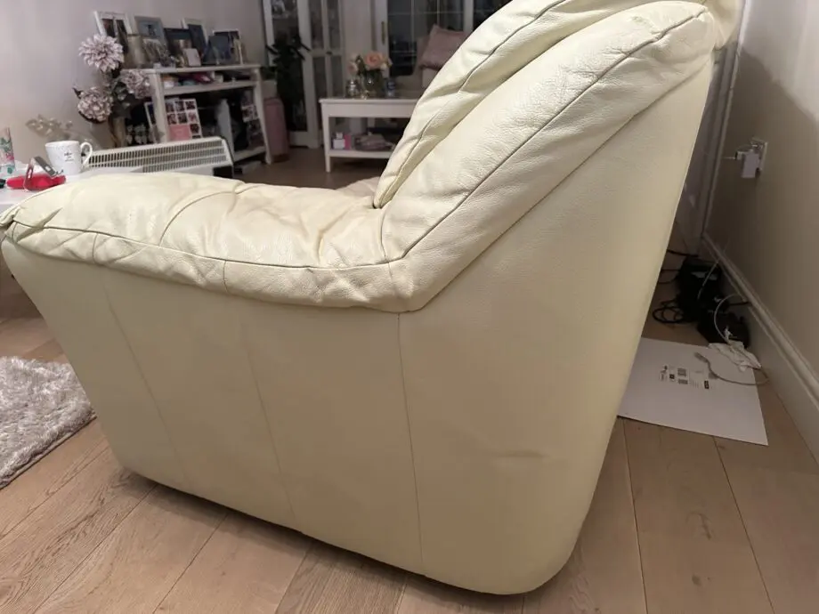 3 Seater genuine real leather Sofa
