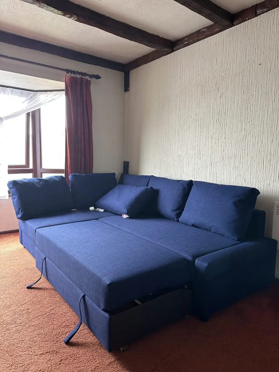 IKEA FRIHETEN Blue Sofa Bed