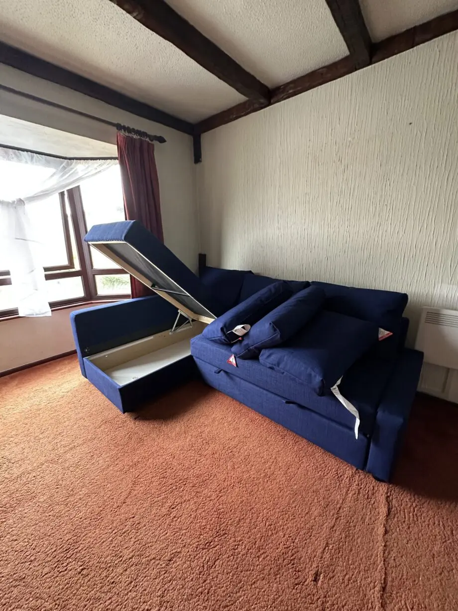 IKEA FRIHETEN Blue Sofa Bed