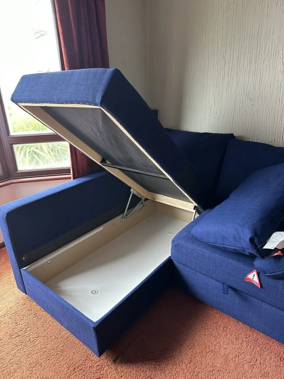 IKEA FRIHETEN Blue Sofa Bed