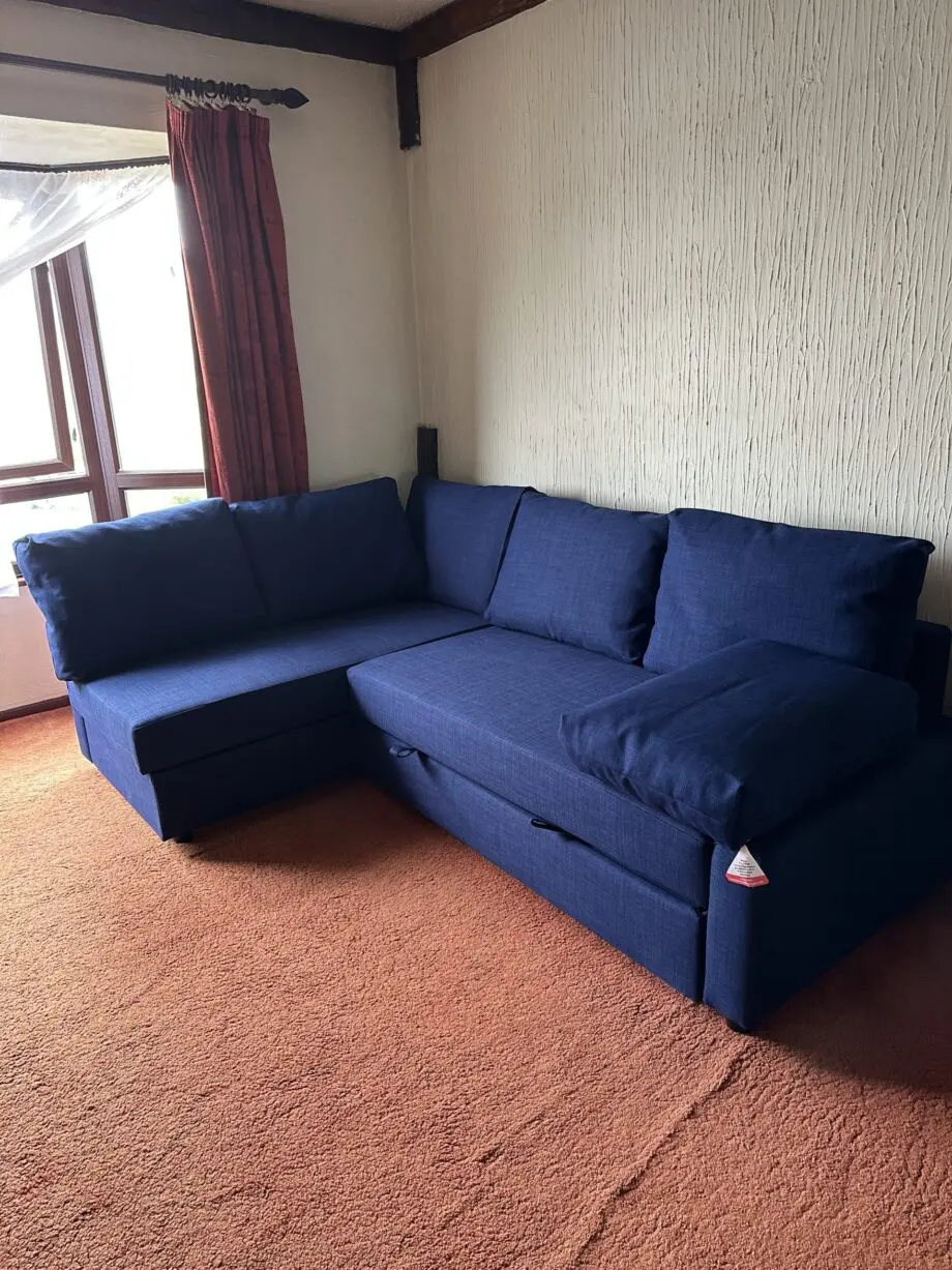 IKEA FRIHETEN Blue Sofa Bed