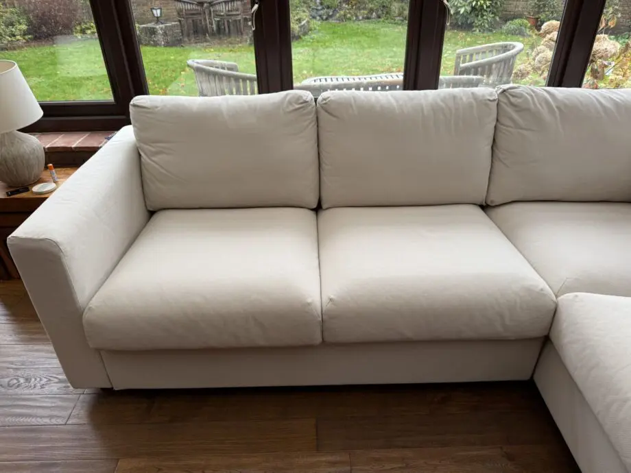 IKEA Vimle 4 Seater Corner Sofa Halarp Beige 2 Years Old
