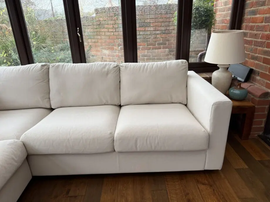IKEA Vimle 4 Seater Corner Sofa Halarp Beige 2 Years Old