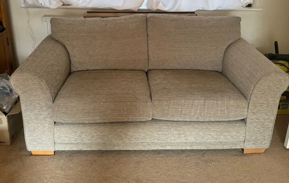 Next Sofa Set of 2 (large and medium 2-seaters) - Natural colour fabric