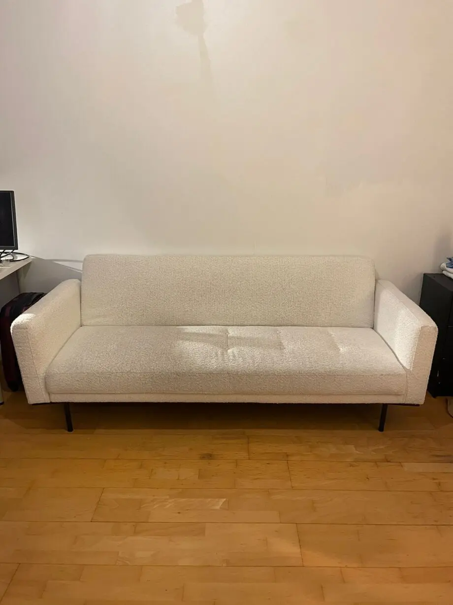 Hudson Bouclé Click Clack Sofa Bed - Off White