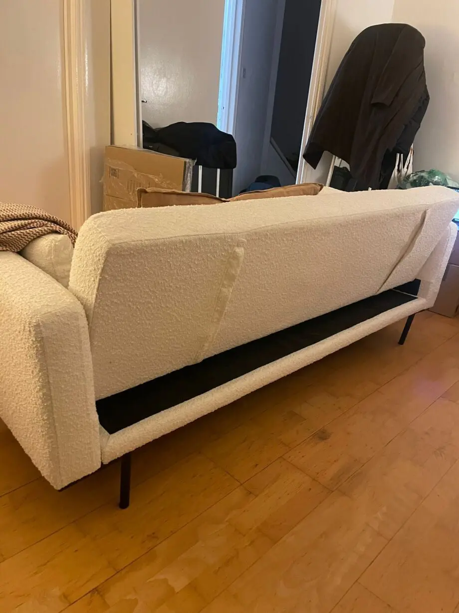 Hudson Bouclé Click Clack Sofa Bed - Off White