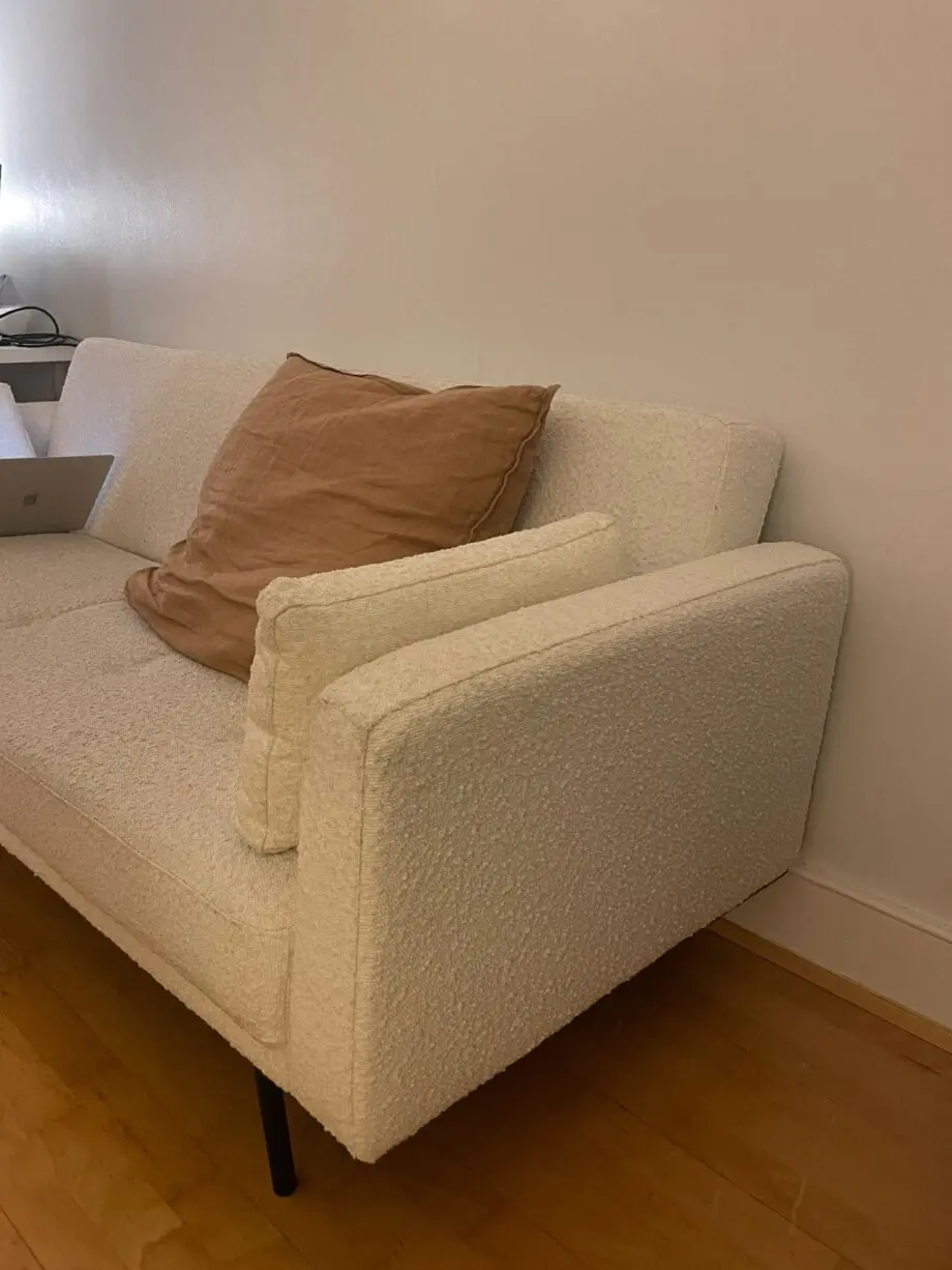 Hudson Bouclé Click Clack Sofa Bed - Off White