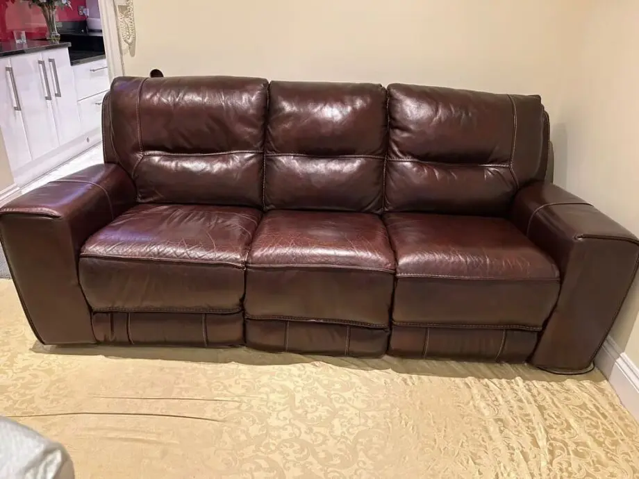 Dark Burgundy 3 seater Sofa