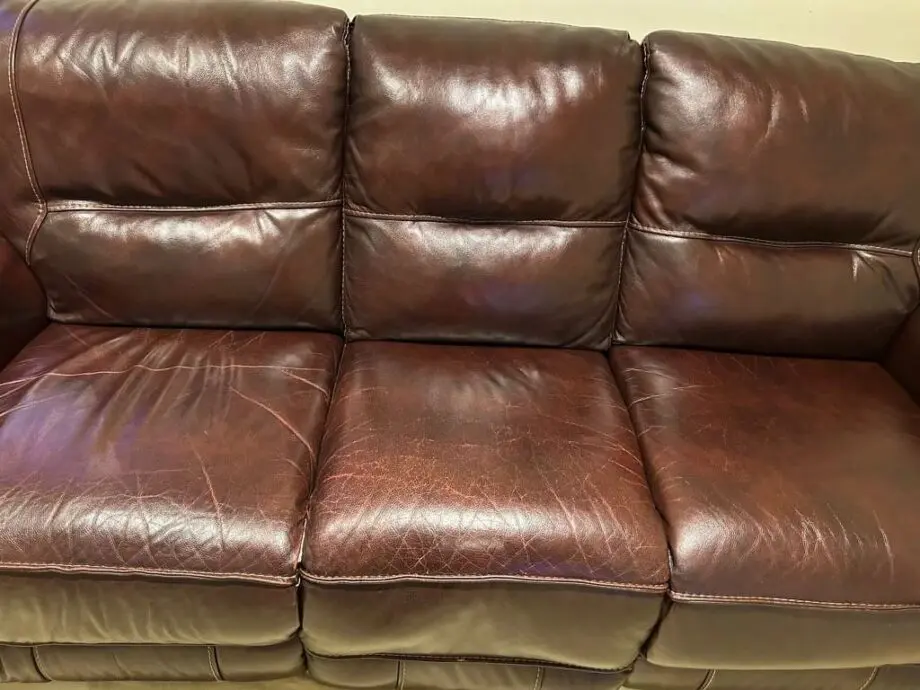 Dark Burgundy 3 seater Sofa
