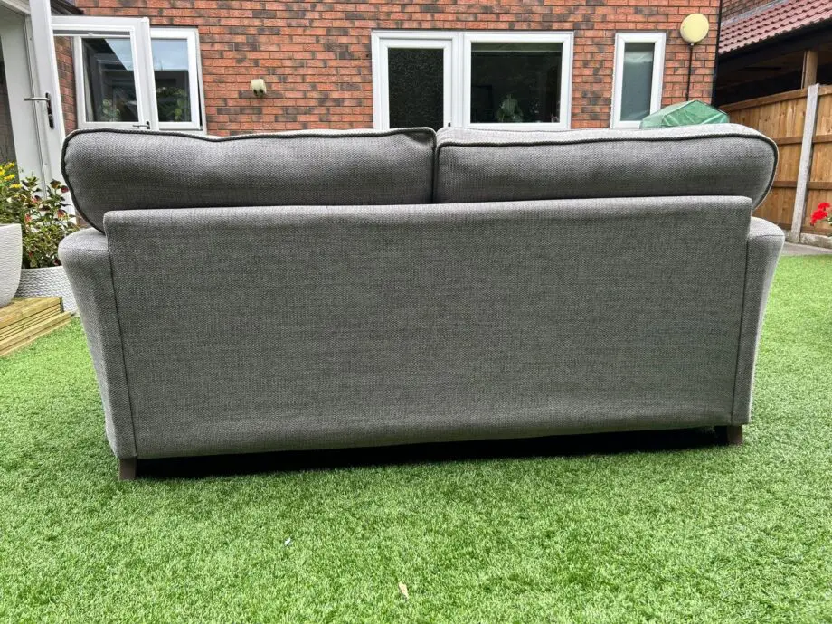 DFS sofa, Fenton 3 seater L shape, colour silver