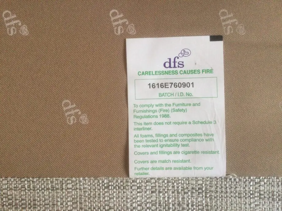 DFS sofa, cuddle chair and poof
