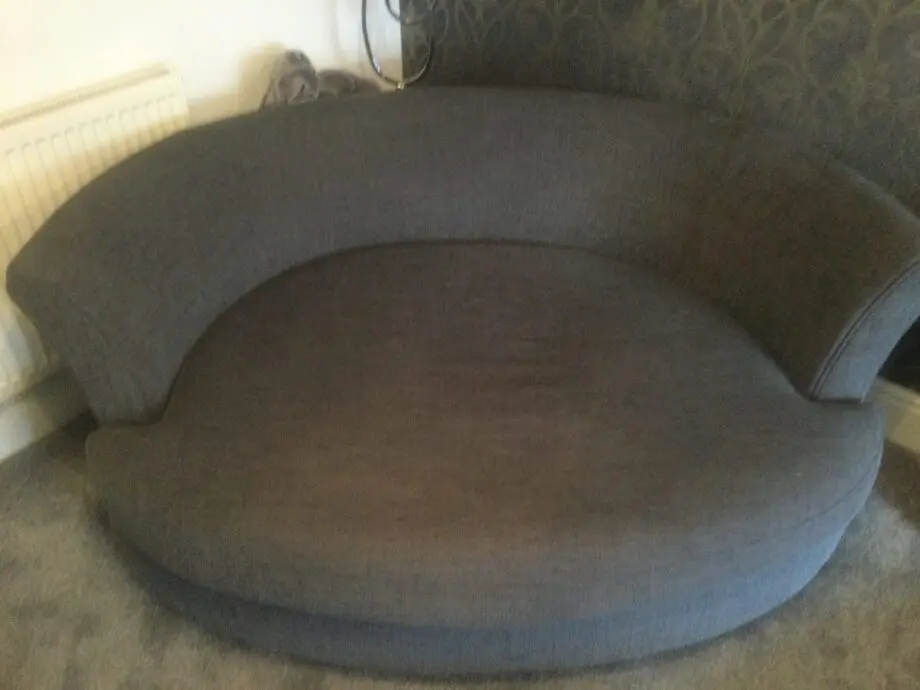 DFS sofa, cuddle chair and poof