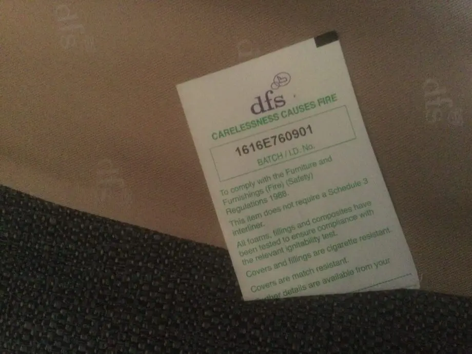 DFS sofa, cuddle chair and poof