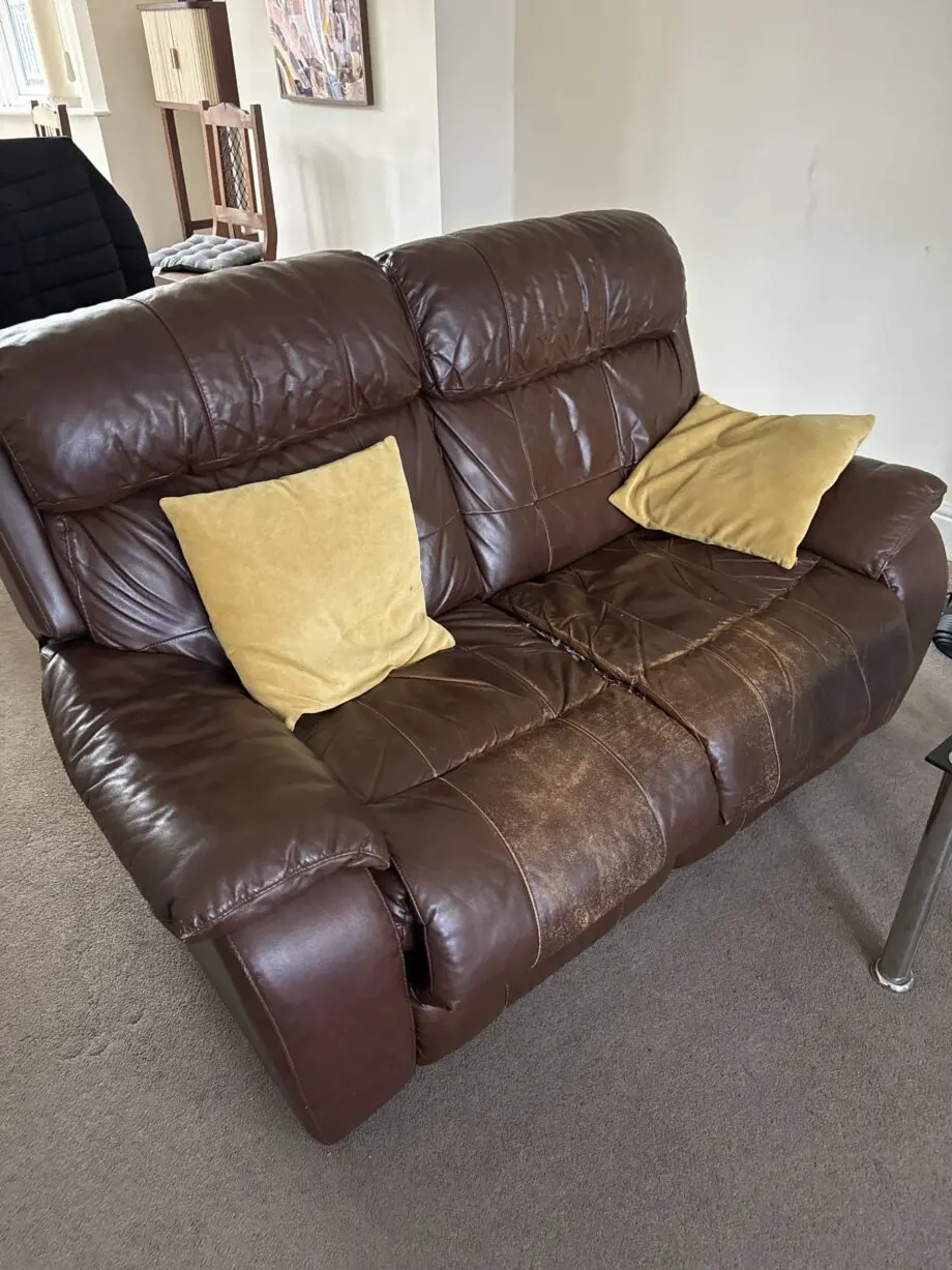 Furniture village electric 4 seater and 2 seater