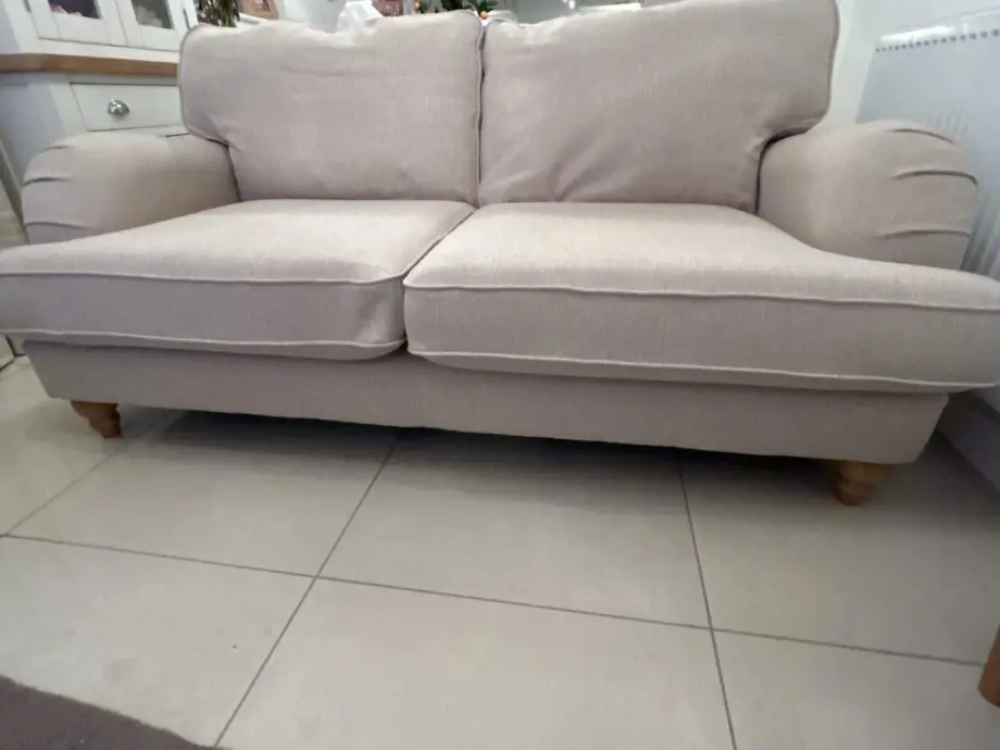 Next, Lilly II medium sofa, tweedy blend oyster (beige), 2 person sofa