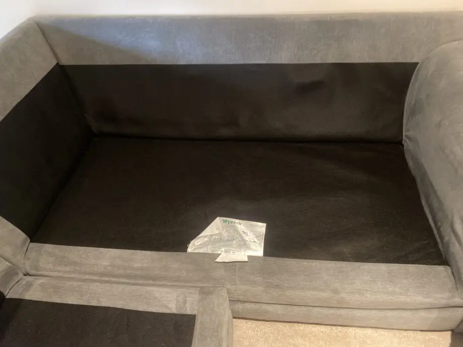 Wyvern couch grey corner sofa