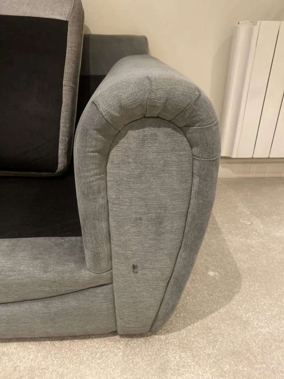 Wyvern couch grey corner sofa