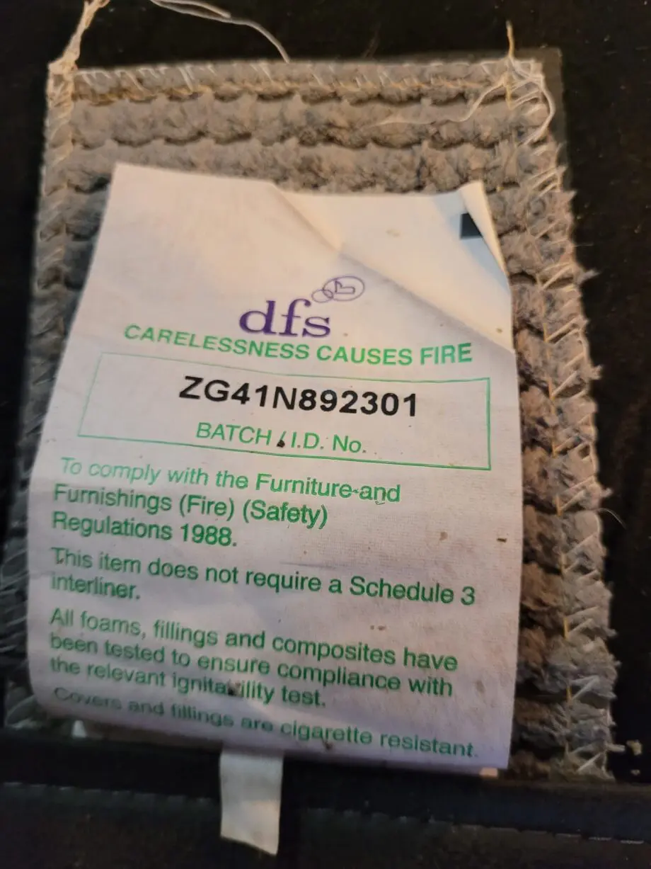 DFS grey sofa bed