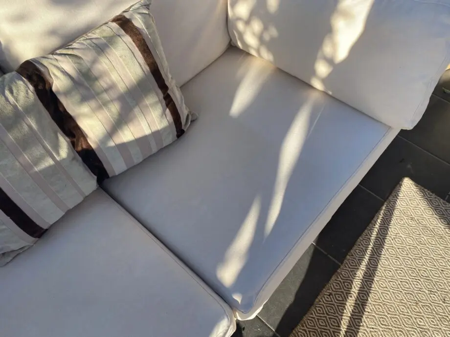 A PAIR of two seater sofas made by MultiYork