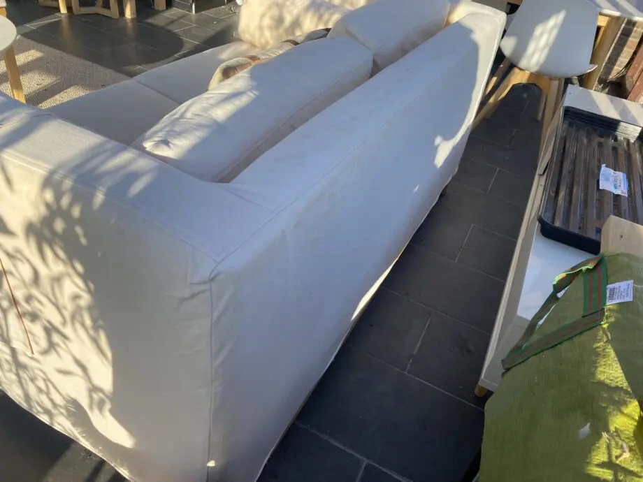 A PAIR of two seater sofas made by MultiYork