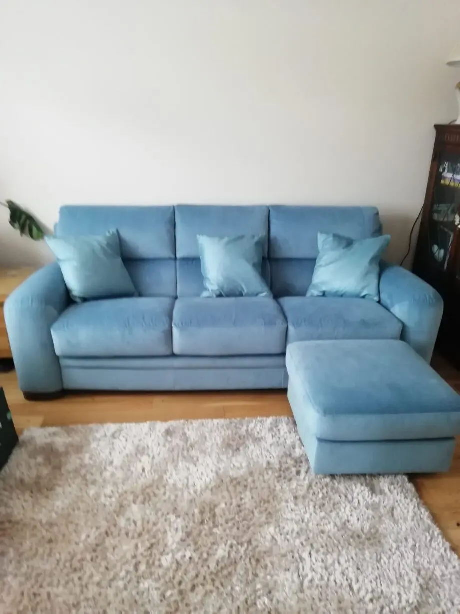 Giovanni 3 Seater Sofa and Footstool