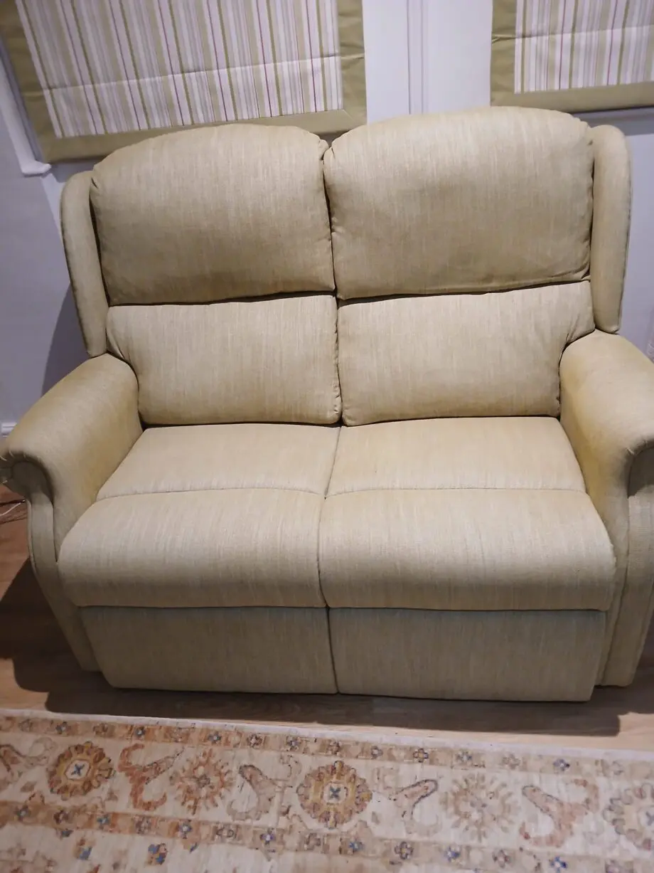 HSL BURROWS 2-SEATER RECLINER SOFA Monza Pampas (green)