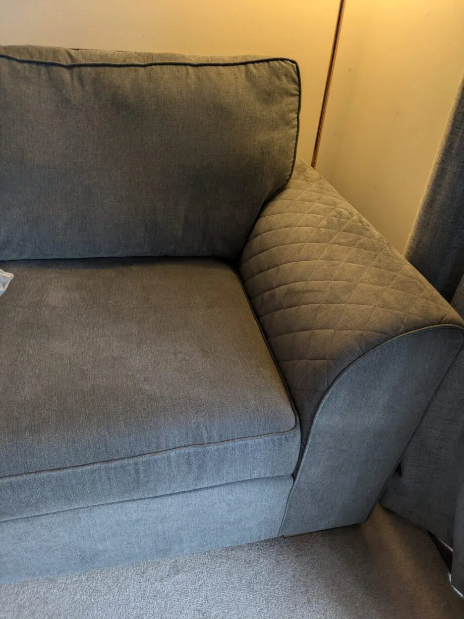 DFS Orka grey right-hand corner sofa