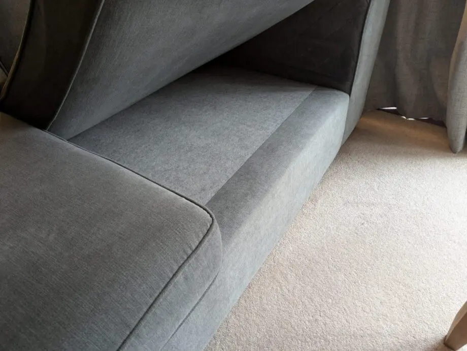 DFS Orka grey right-hand corner sofa