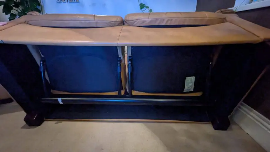 Stressless 2 seater reclining sofa and chair sofa