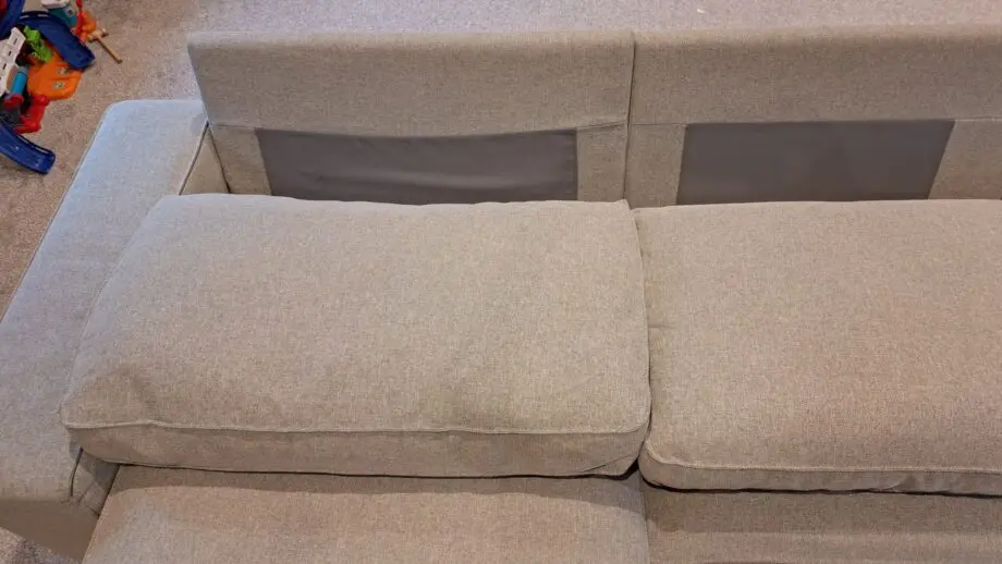 Ikea kivik 3-seat sofa with chaise longue, Tibbleby beige/grey