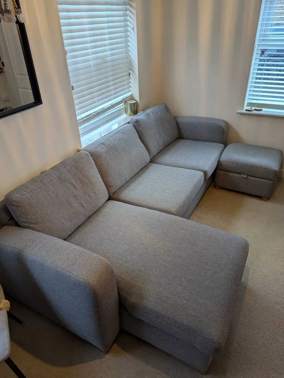 DFS Layla right hand chaise sofa