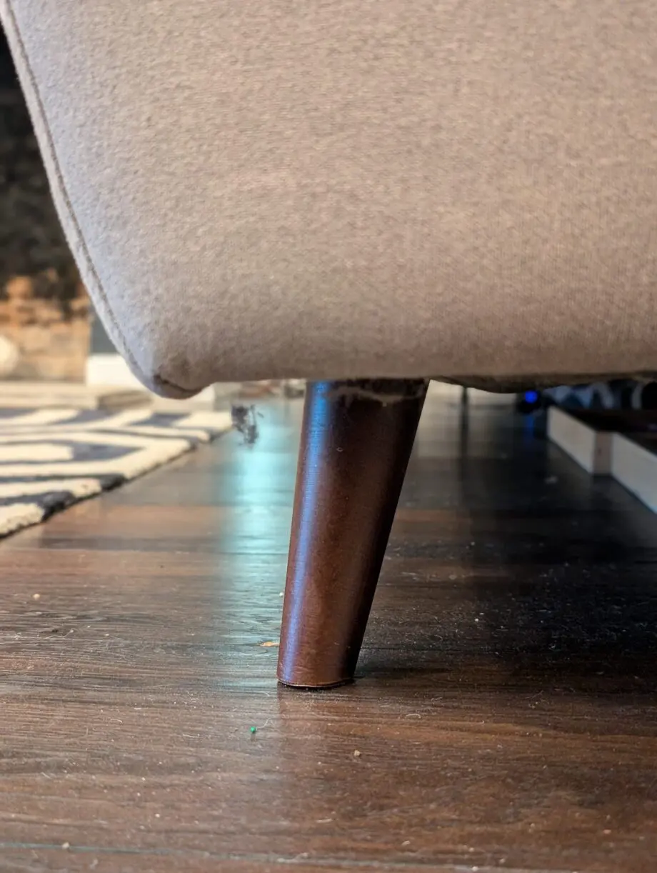 DFS French Connection Mid Century Style Grey Sofa Set (2 Sofas)