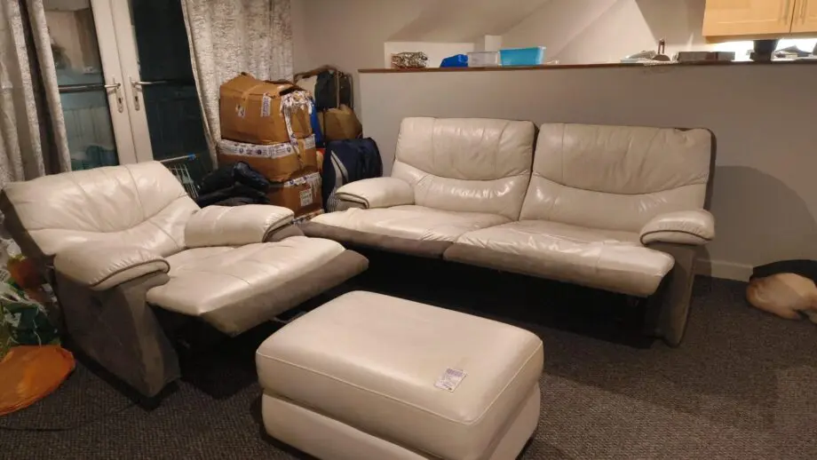 luxurious recliner sofa set
